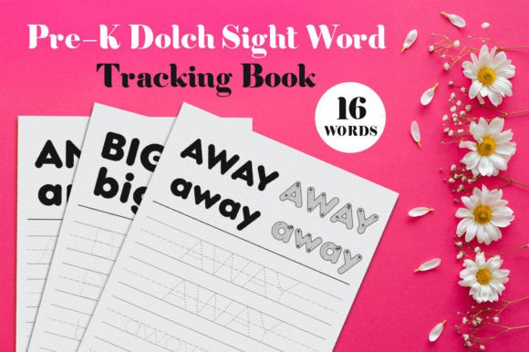 Download Dolch Sight Words Tracing Book for Pre K - Tracing Collection