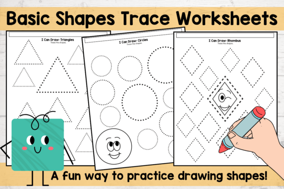 Download Preschool Shapes Tracing Worksheets - Tracing Collection
