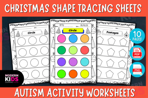 Download Christmas Shape Tracing Activity Sheets - Tracing Collection