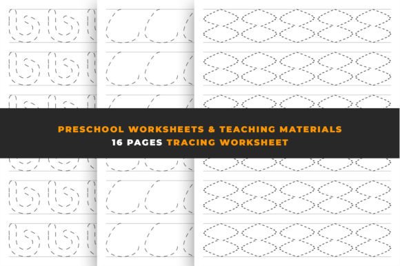 Download Preschool Worksheets &amp; Tracing Shapes - Tracing Collection