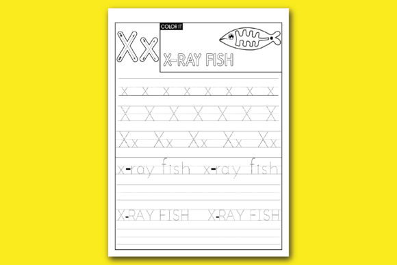 Download Alphabet Writing &amp; Tracing Activities X - Tracing Collection