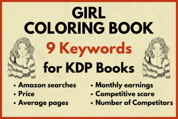 Download Girl Coloring Book KDP Keyword Research - Premium Bundle