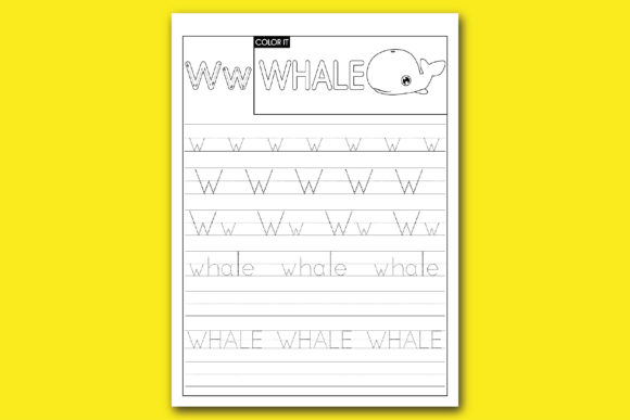 Download Alphabet Writing &amp; Tracing Activities W - Tracing Collection