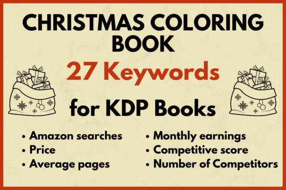 Download Christmas Coloring Book KDP Keyword Res - Premium Resources