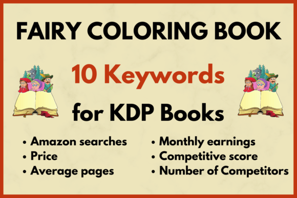 Download Fairy Coloring Book KDP Keyword Research - Premium Resources