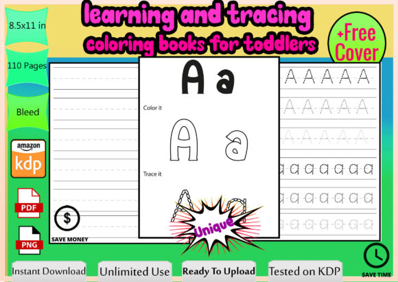 Download Learning &amp; Tracing Coloring Books KDP - Tracing Collection