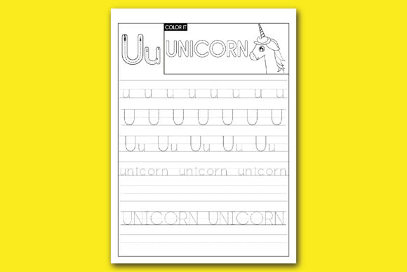 Download Alphabet Writing &amp; Tracing Activities U - Tracing Collection