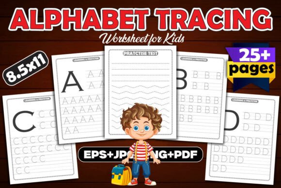 Download Alphabet Tracing Activity Pages for Kids - Tracing Collection