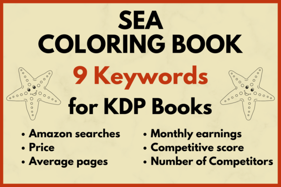 Download Sea Coloring Book KDP Keyword Research - Premium Bundle