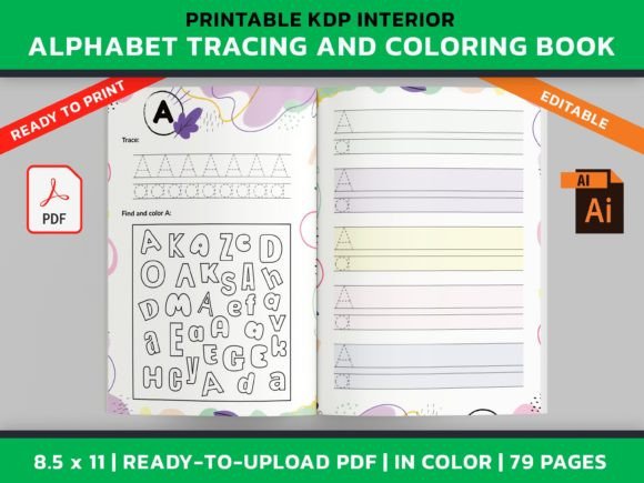 Download Alphabet Tracing and Coloring Book - Tracing Collection
