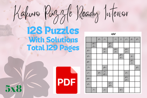 Download Kakuro Game Puzzle KDP Book - Premium Resources