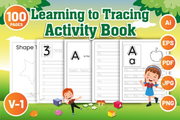 Download Learning to Tracing Activity Book KDP - Tracing Collection