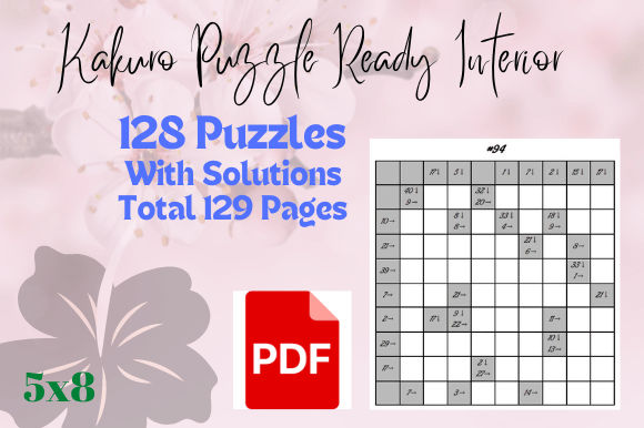 Download Kakuro Game Puzzle KDP Book - Premium Resources
